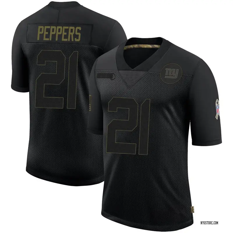 Black Men's Jabrill Peppers New York Giants Limited 2020...