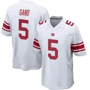 White Men's Graham Gano New York Giants Game Jersey